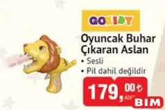 GOKİDY OYUNCAK BUHAR ÇIKARAN ASLAN